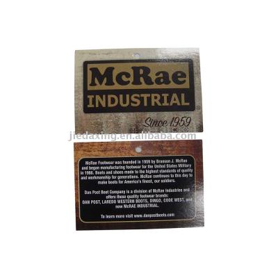 China paper & 2019 New Hot Selling Paperboard Labels McRae Packaging Labels for sale