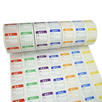 China Custom Printed Color Self Adhesive Stickers Labels Waterproof Custom Anti-Counterfeit Labels for sale