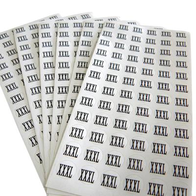 China Waterproof Hot Sale Waist Stickers Digital Stickers Clothes Clothing Waist Stickers Printing Customization for sale