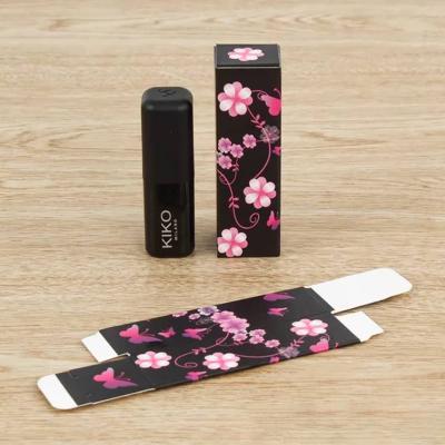 China Biodegradable OEM ODM Lip Balm Custom Packaging Box Cosmetic Paper Box for sale