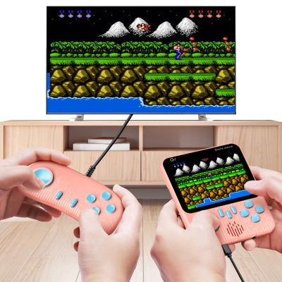 China Connect Best TV Christmas Gift Mini Retro Handheld Video Game Console Item 666 Games Two Controllers 3.5 Inch HD LCD Screen for sale