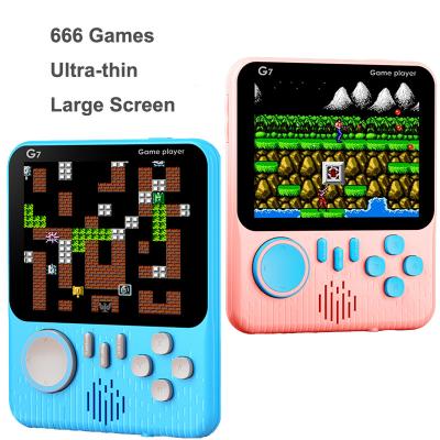 China Connect the TV Player Mini Pocket Handheld Video Game to 666 Classic Games Game Handheld Console Game Player Kids Gifts for sale