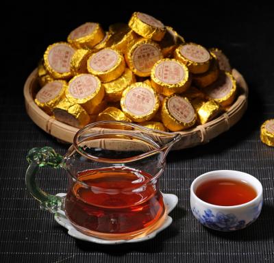 China Compressed Tea Refined Tea Loss Weight Chinese Yunnan Unity-er Mini Tuo Cha Puer Tea Brick Tea Cake for sale