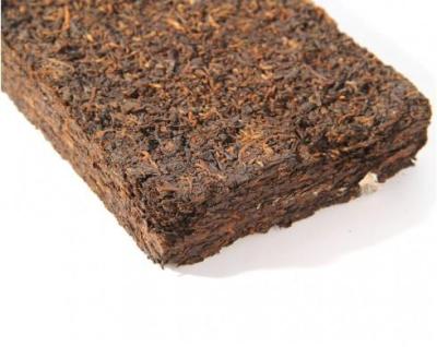 China Puer Tea Loose Puer Tea Bamboo Bricwith Yellow Line Cake Fermented Ripe Puerh Tea for sale