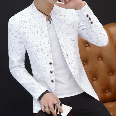 China Male Singer Casual Chinese Style Men's Plus Size Designer Slim Suit Tunic Men's Slim Suit Fashionable M~3XL Blazer Suit Jacket Suit for sale