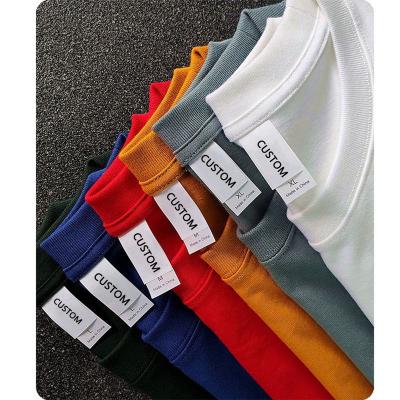 China Custom Made Anti-Wrinkle High Quality Cotton T Shirt For Men Mask Heavy Oversized T-shirt Printing Mens T Shirts for sale