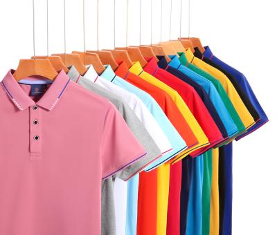 China Wholesale T-shirts QUICK DRY Custom Logo Golf Polo Shirt Polo Shirts High Quality Plain Silk Cotton Embroidery Polo Shirt for sale