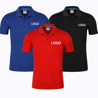 China Red Quick Dry T-shirts Polo Shirts Mens Simple Custom Made Polo Shirts Print Anti-Wrinkle Cheap White Sports Men's Polo for sale