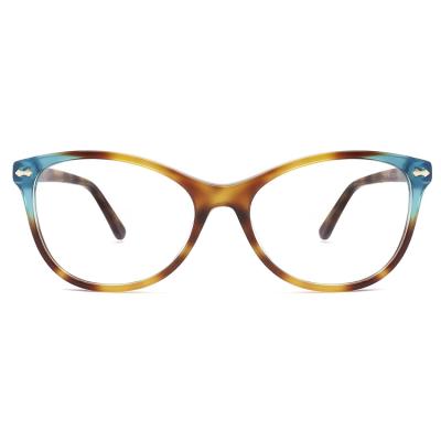 China Lightweight Hot Sales Cat Acetate Eyewear Acetate Eyewear Glasses In Stock Glasses Frames Optical for sale