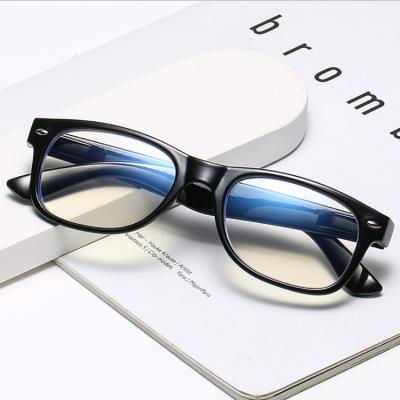 China Hot Selling Customs Computer Glasses Brand Amazon Logo Anti Blue Light Blocking Glass Computer Plastic Glasses 2140 for sale