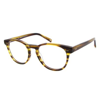 China 2019 China Wholesale Custom Round Logo Welcomed Prescription Optical Frames High Quality Acetate Glasses for sale