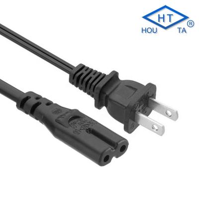 China Mains Consumer Electronics Cord 2 Pin Female Connector Power Cord for sale