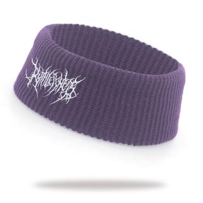 China xxxtentacion men women embroidery winter autumn casual hip hop knitted headband hair accessories for sale