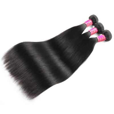 China Fashion Bone Straight Hair Bundles With Closure Lace Closures With Bundles Brazilian Hair Weave Bundles Wig for sale