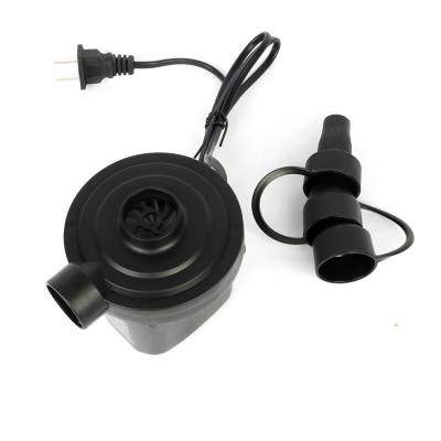 China Other AC110-220V EU Plug Electric Air Pump Inflate Deflate Pumps Car Inflator Electropump With 3 Nozzles for sale