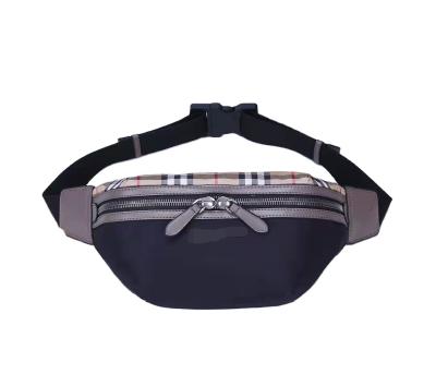 China New BB men's waist bag leisure bag anti-theft atmosphere light weight high-end men's luxury simple soft large capacity for sale