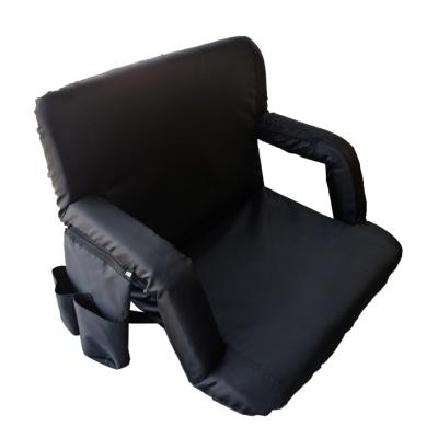 China Fishing Chair Extra Wide Luxury Reclining Stadium Seat, Bleacher Chair With Back Support, Folding Sport Chair for sale