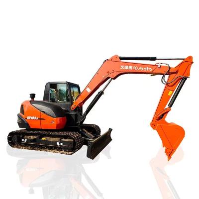 Chine KX183 Kubota Mini Excavatrice d'occasion, les creuseurs Kubota de seconde main 48 kW 0,31m3 Capacité de seau à vendre