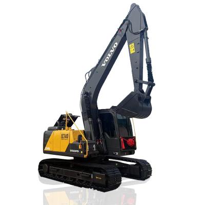 China Volvo EC140 Gebruikte kleine graafmachines Originele 260L brandstoftank Tweedehandse mini graafmachine te koop Te koop