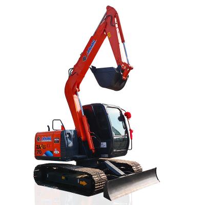 China ZX70-8 Hitachi Excavadoras usadas 0,3m3 Capacidad de cubo 41kw Excavadora pequeña usada para la venta en venta