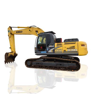 China Yellow SK260 Used Kobelco Excavators 1.3m3 Bucket Capacity 131kw Rated Power for sale