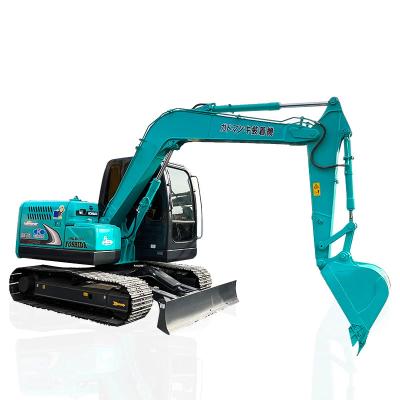 China Excavadora Kobelco SK75 Usada Motor ISUZU Original 42kw Excavadoras Kobelco de segunda mão à venda