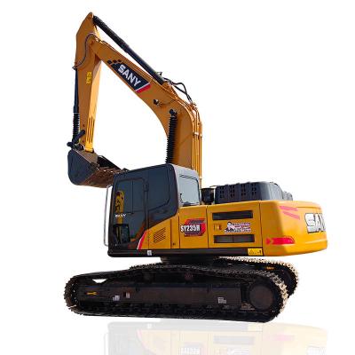 China Excavadora hidráulica usada SANY SY235 de 129kw de potencia nominal Excavadora de tamaño mediano versión original en venta