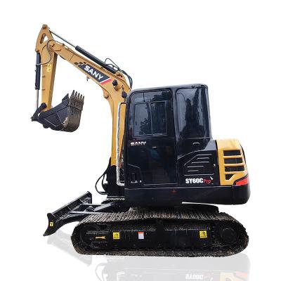 China SANY SY60 Used Crawler Excavator 36kw Rated Power Small Size Digger Excellent Condition for sale