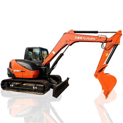 Chine KX183 Excavatrices Kubota usagées Petite taille 48kw Puissance nominale 0,31m3 Capacité du seau à vendre