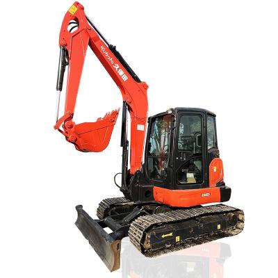 Chine 5.5 tonnes Excavatrices Kubota utilisées Petite taille 0,24m3 Capacité du seau Version originale à vendre