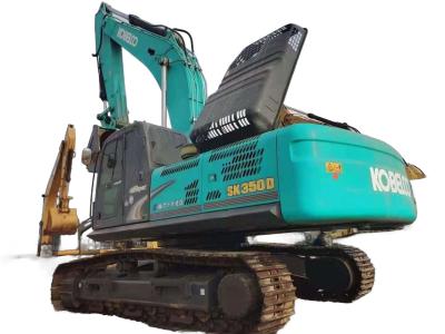 China Original Gebraucht Kobelco SK350 Bagger 1,6m3 Eimer Kapazität 580L großer Treibstoffbehälter zu verkaufen