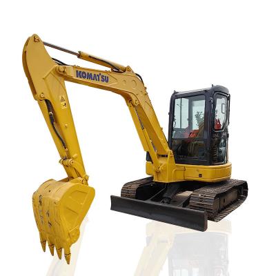 China Gebrauchtes Mini Crawler Bagger Komatsu PC55 28,5KW Nennleistung auf Lager zu verkaufen