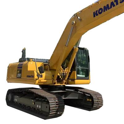 China Brand New PC200 Komatsu Excavators 1m3 Bucket Capacity 110kw Rated Power zu verkaufen