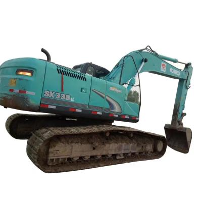 China Original Used Kobelco SK330 Hydraulic Excavator 184kw Rated Power zu verkaufen