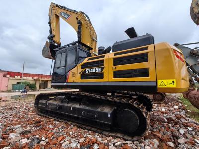 China SANY Sy485h Gebruikte Crawler Excavator Geel en Zwart Te koop