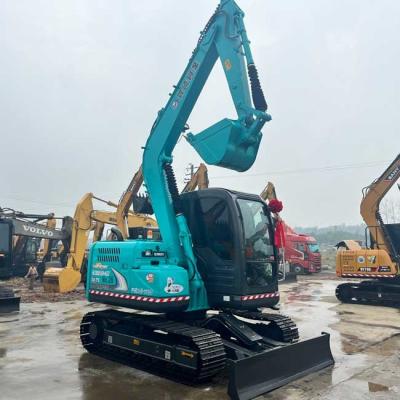 중국 거의 사용되지 않는 발굴기 Kobelco SK75 크롤 발굴기 0.4m3 버킷 용량 0.7t 판매용