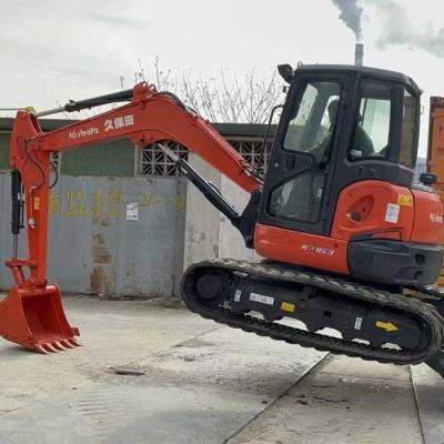 China 0.19m3 Capacidade de balde Compacto Excavadora usada Kubota KX163 Excavadora de rastreamento 0,56tons à venda