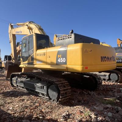 China excavadora usada komatsu PC450-8 de segunda mano excavadora de 40 toneladas 45 toneladas para maquinaria de construcción de sitios mineros en venta