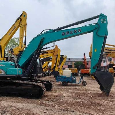 China Mittlere Gebrauchtbagger Kobelco SK200D Crawler Bagger 0,8m3 Eimerkapazität 20 t zu verkaufen