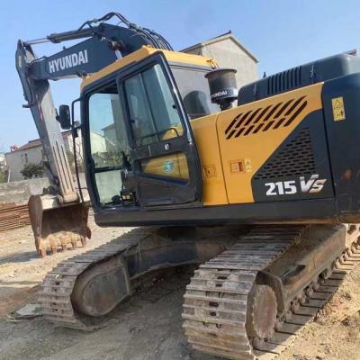 China Hyundai Excavator Medio Excavador usado R215VS Excavador 0,92m3 Capacidad de cubo para construcción en venta