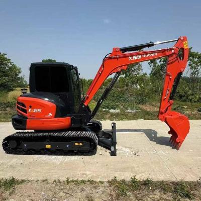 Cina Original Compact 0.24m3 Capacità del secchio Compact Used Excavator Kubota KX165-5 Crawler Excavator 0.55tons in vendita