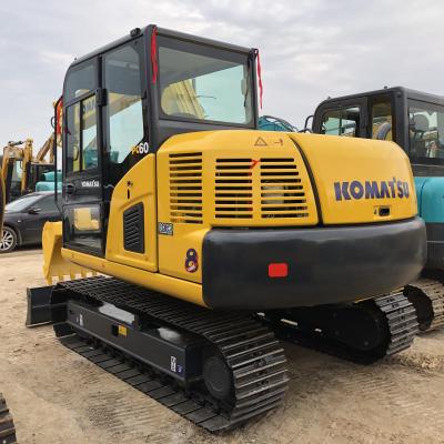 China Excavadora Komatsu PC60 Usada Excavadora de rastreo Komatsu PC60 con cuchilla en venta