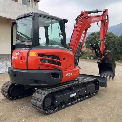 Cina Kubota mini escavatore usato U55-4 attrezzature di costruzione originali in vendita