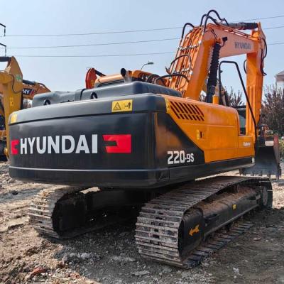 Китай Использованный экскаватор Hyundai Crawler R220-9s экскаватор 1,0 м3 емкость ведра для строительства продается