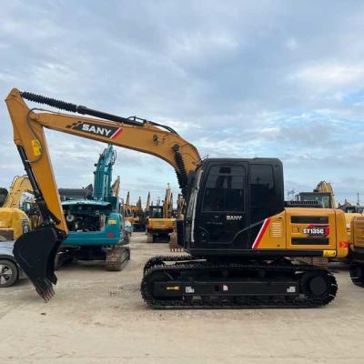 Chine Excavateur de seconde main SANY SY135c Excavateur à petite rampe 0,6m3 Capacité de seau à vendre