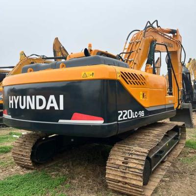 China Excavadora de rastreo usada R220LC-9s Hyundai 1.0m3 Capacidad de cubo 22 toneladas en venta