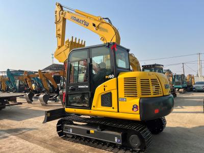 China Usado KOMATSU PC60-8 60-8 6ton pequeño mini Japón original excavadora excavadora Komatsu pc60 en venta