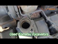 used komatsu excavator with komatsu saa6d107e-2 engine