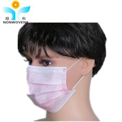 Cina Pp Meltblown maschera di protezione eliminabile di 3 pieghe, legame chirurgico di 175mm*95mm sulla maschera di protezione in vendita