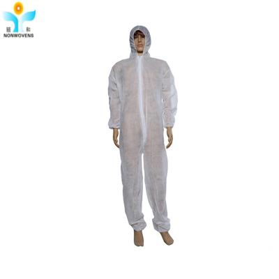 Chine Combinaison protectrice de combinaison de sécurité protectrice jetable à capuchon de costume pour le Cleanroom à vendre